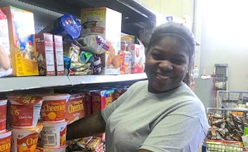 More than 400 pounds of food was donated to residents of San Juan.