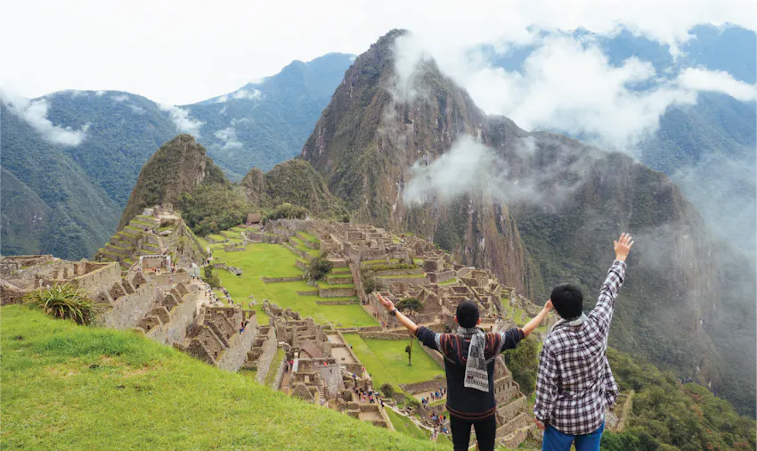 Adventure holiday abroad climbing Machu Picchu with IVHQ