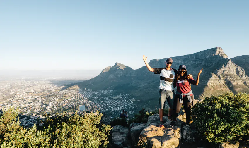 Adventure holidays abroad on South Africa's Table Mountain with IVHQ