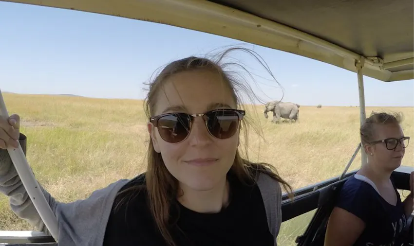 IVHQer Volunteer of the Year with her host family