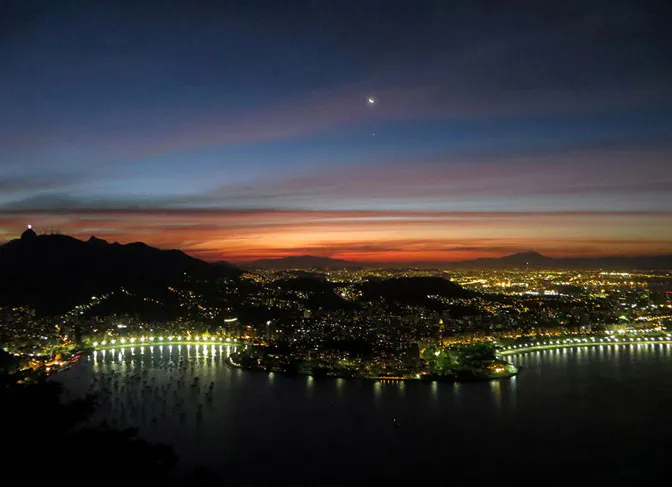 Rio at night