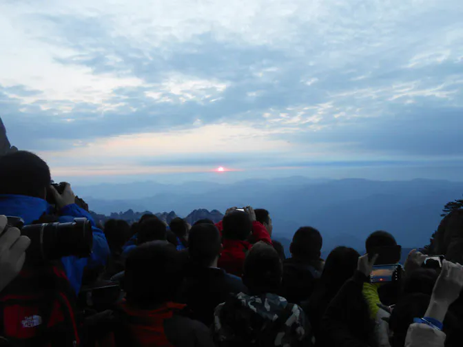 Visiting the Yellow Mountain in China