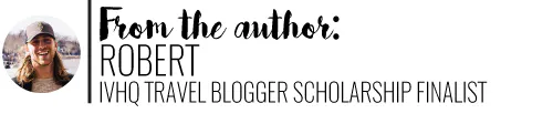Author, Robert IVHQ Travel Blogger Scholarship