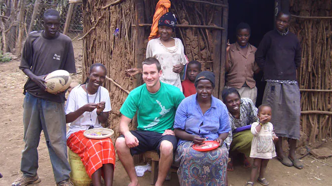 IVHQ Founder Dan in Kenya in 2006