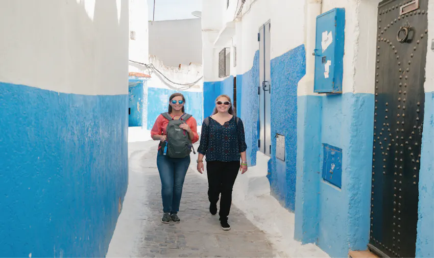 The sreets of Rabat make for some great exploring for IVHQ volunteers in Morocco