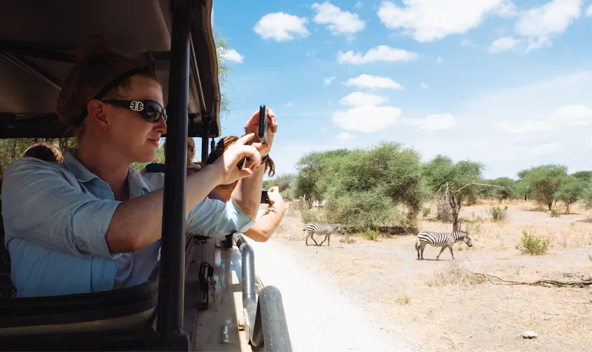 Safaris are always popular when volunteering in Tanzania