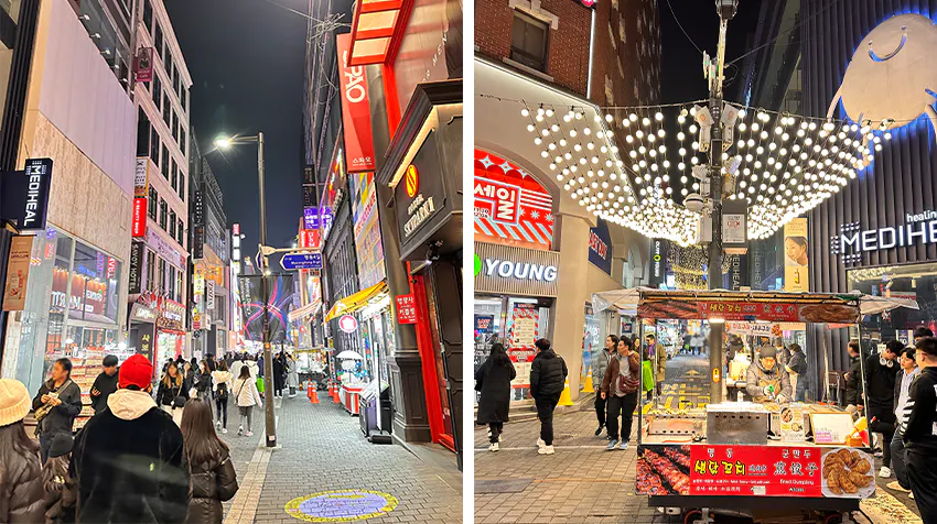 Visit Myeongdong while volunteering with IVHQ.