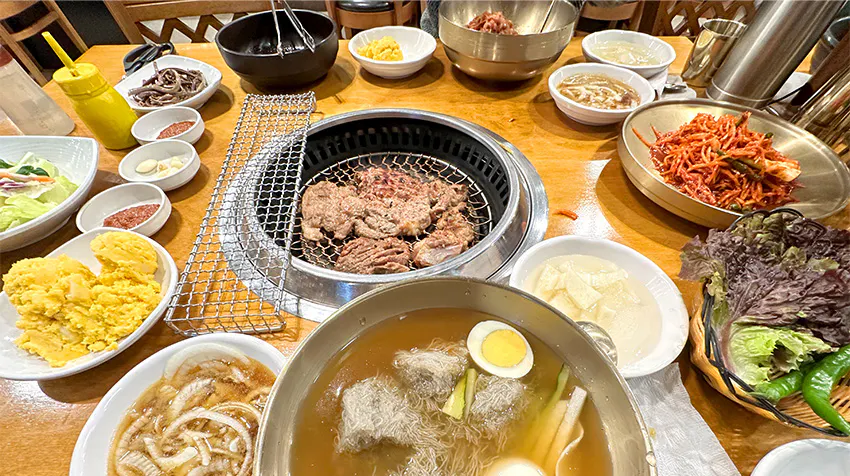 Try Korean BBQ while volunteering with IVHQ.