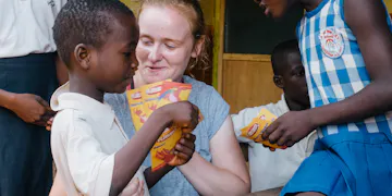 Volunteer on the Childcare project in Ghana with IVHQ