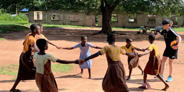 Volunteer on the Sports Teaching project in Ghana with IVHQ