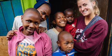 Volunteer on the Childcare project with IVHQ in Kenya