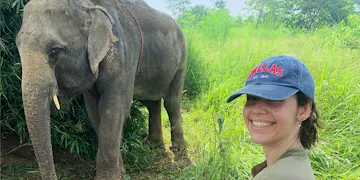 Volunteer on the Elephant Conservation project in Nepal with IVHQ