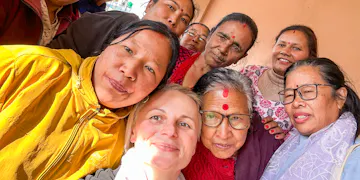 Volunteer on the Women's Education project in Nepal with IVHQ