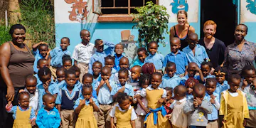Volunteer on the Childcare project with IVHQ in Zambia